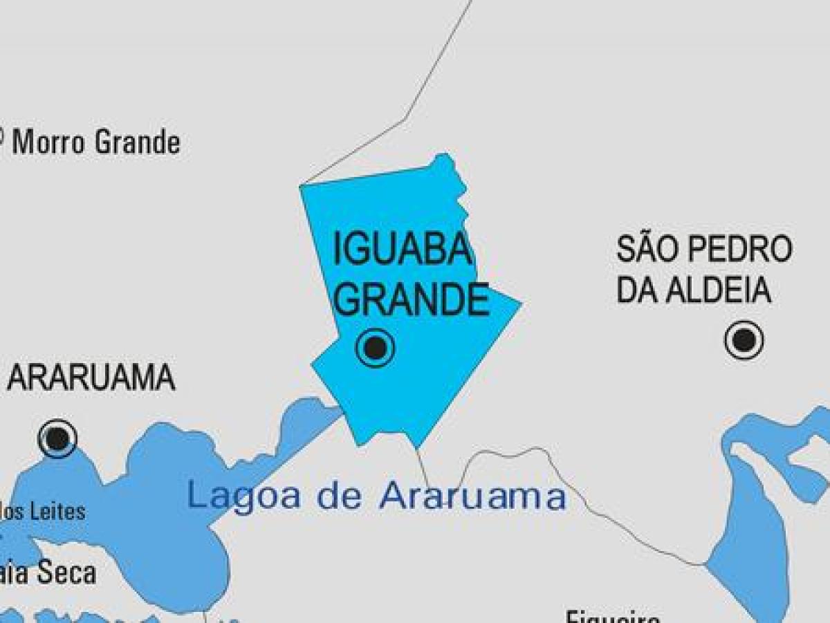 Harta Iguaba Grande municipiului