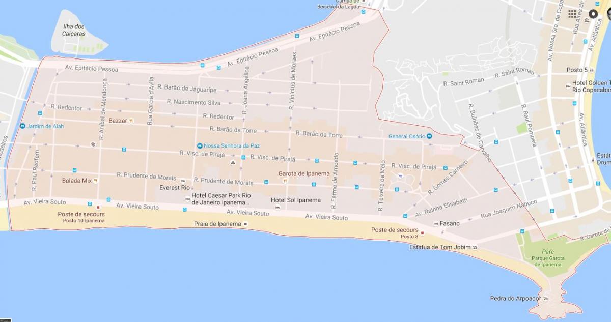 Harta de Ipanema