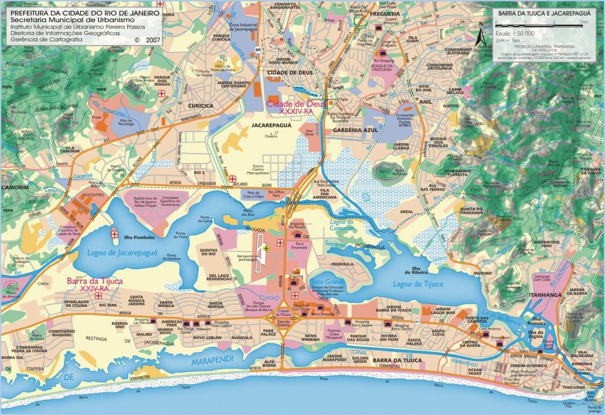 Harta de plaja Barra