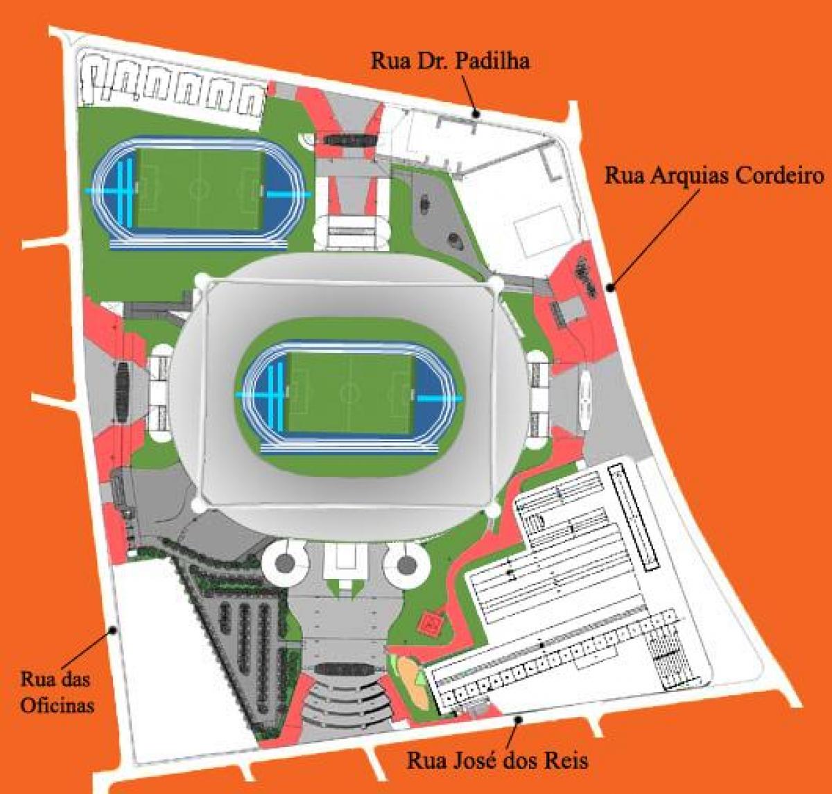 Harta stadion Engenhão