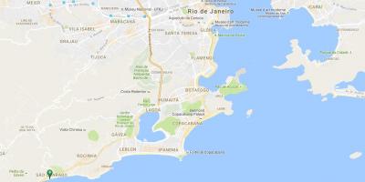 Harta de plaja São Conrado
