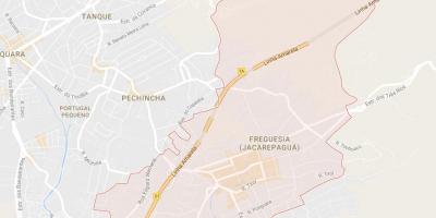 Harta subprefecture of Freguesia de Jacarepagua