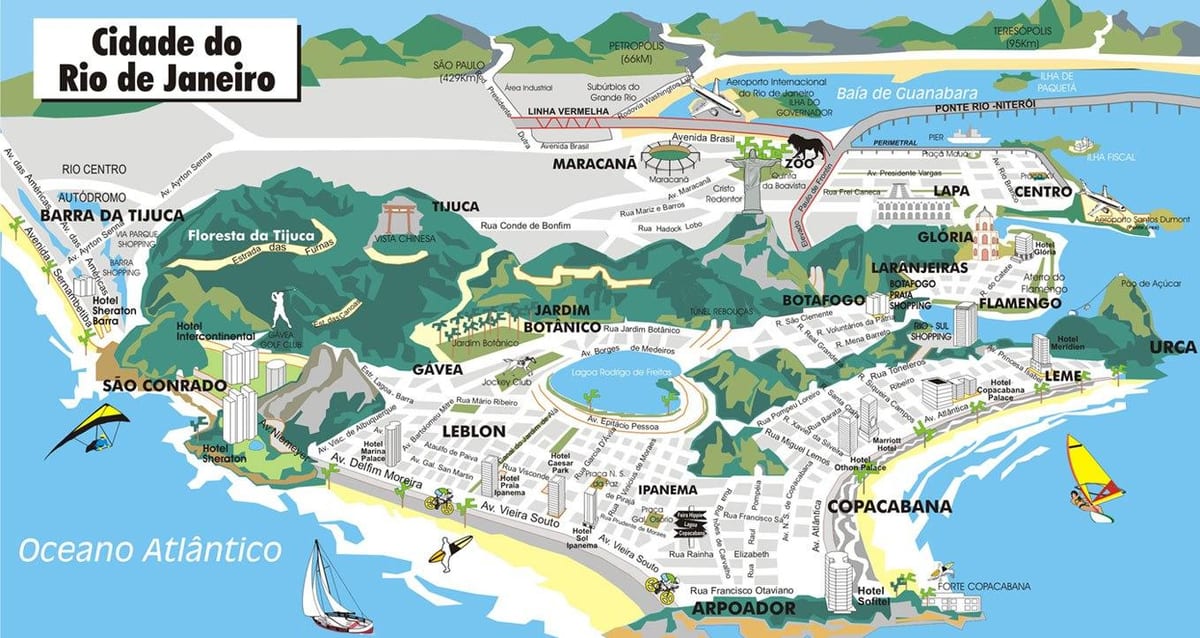 Harta 3d Rio de Janeiro