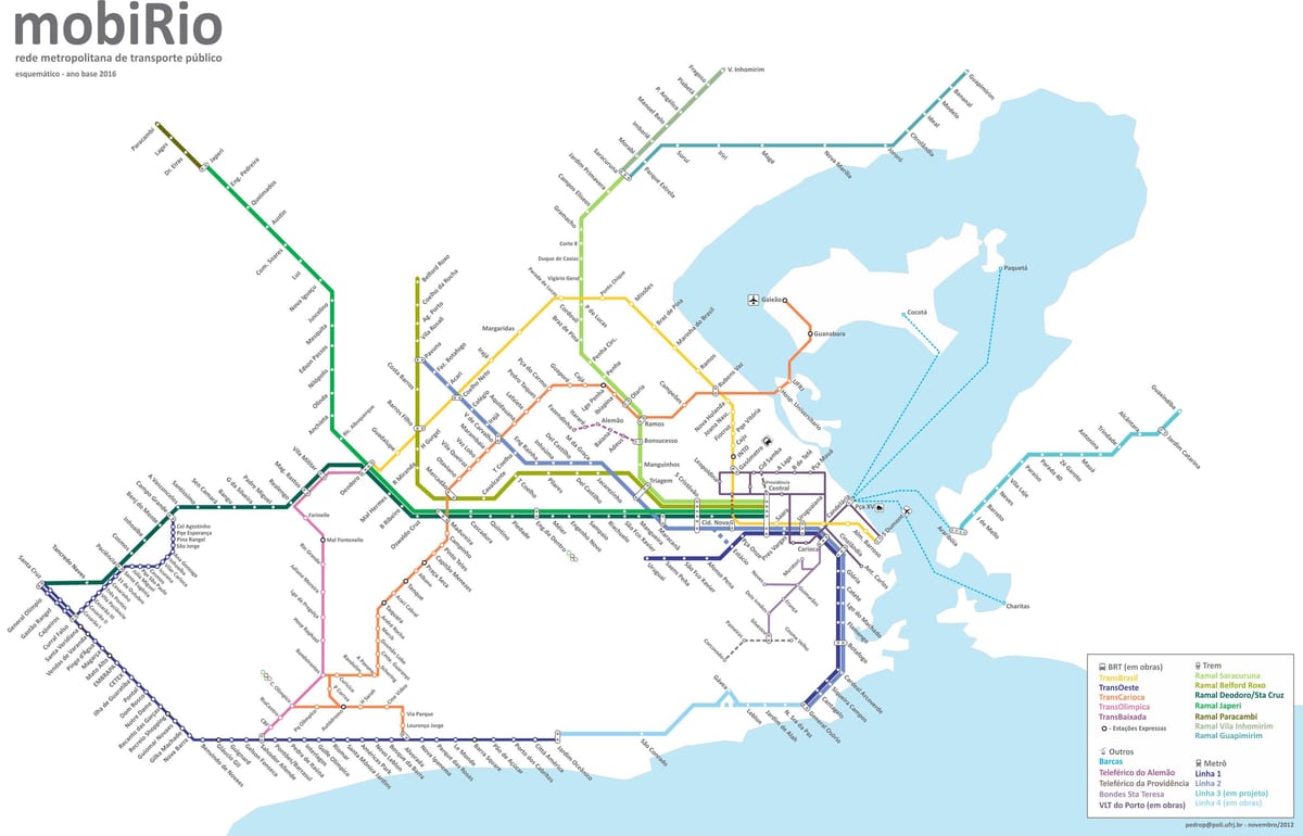 Harta de Bărci Rio de Janeiro