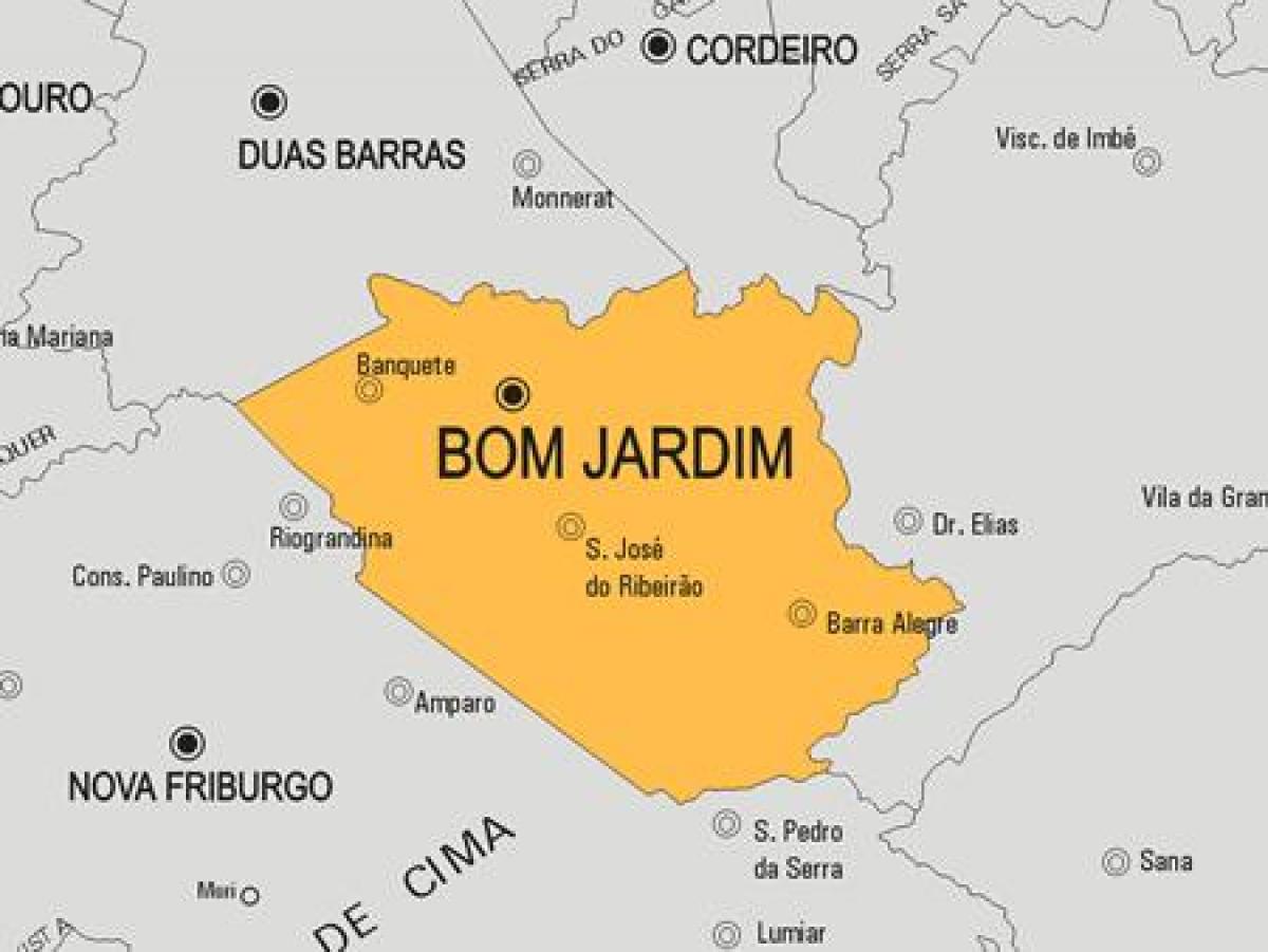 Harta Bom Jardim municipiului