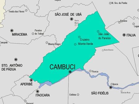 Harta Cambuci municipiului