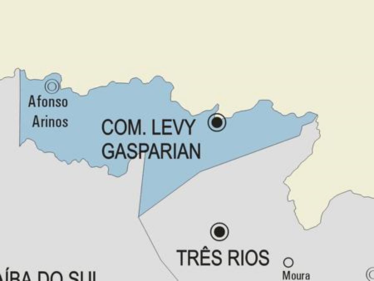 Harta Casimiro de Abreu municipiului