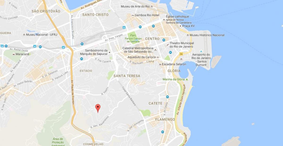 Harta favela Mangueira