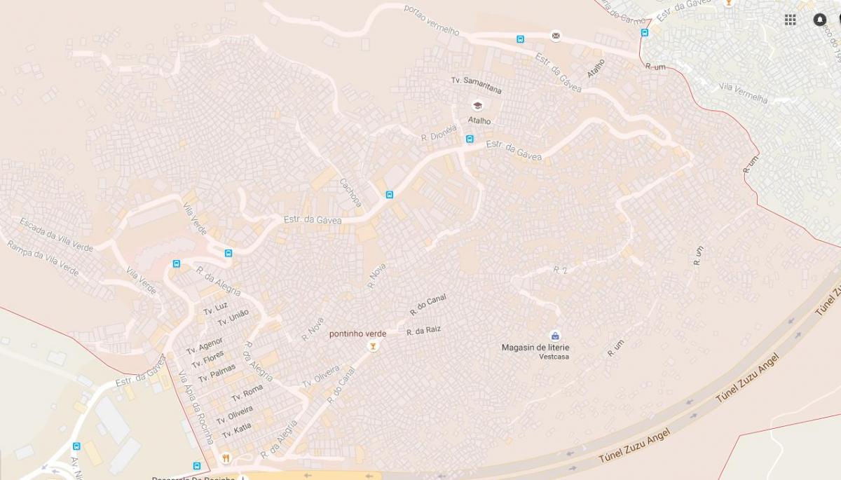 Harta favela Rocinha