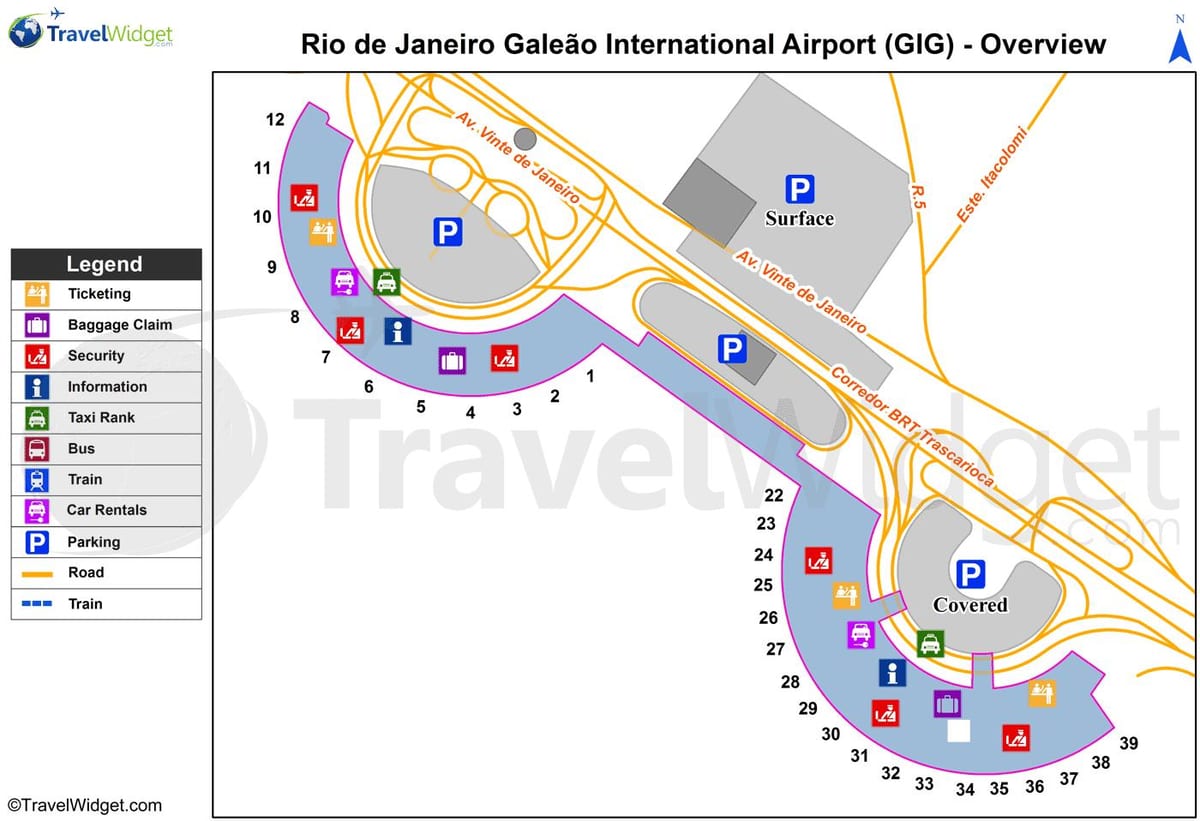 Harta Galeão terminal