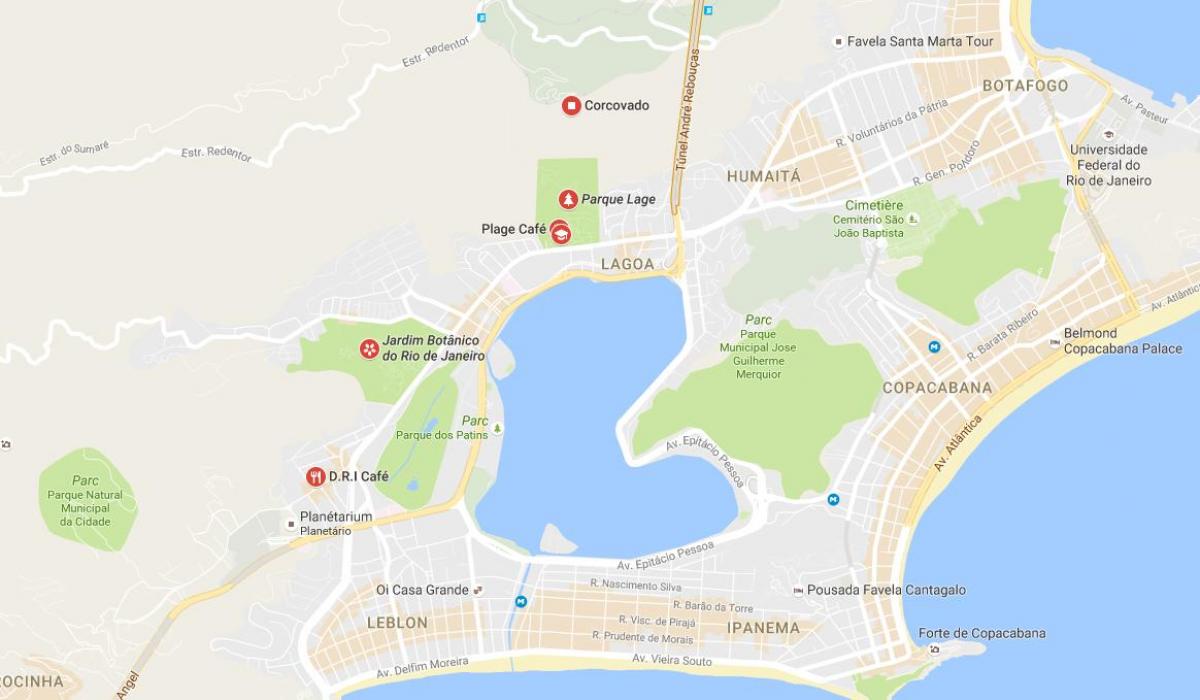 Harta parcul Lage