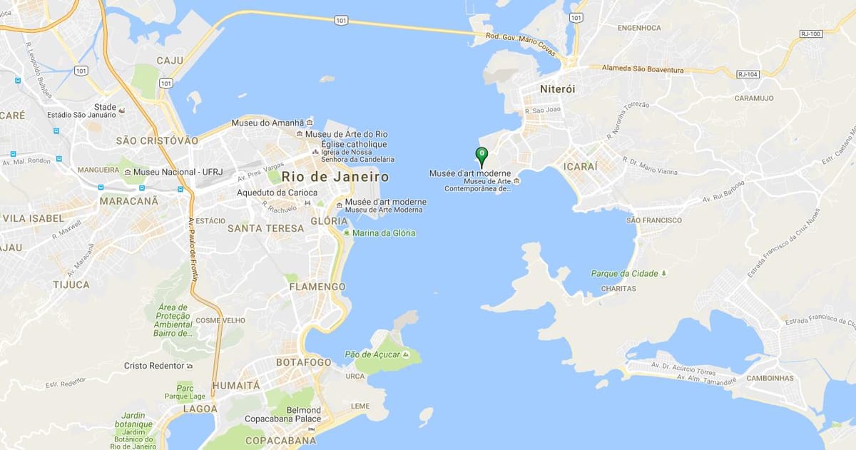 Harta de plaja Gragoatá