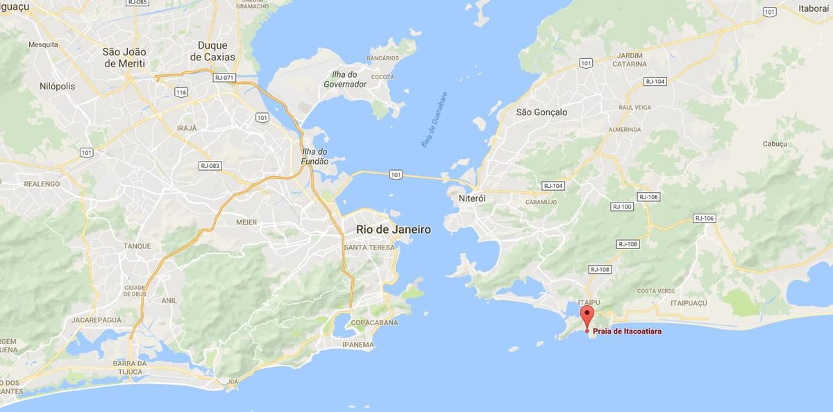 Harta de plaja Itacoatiara