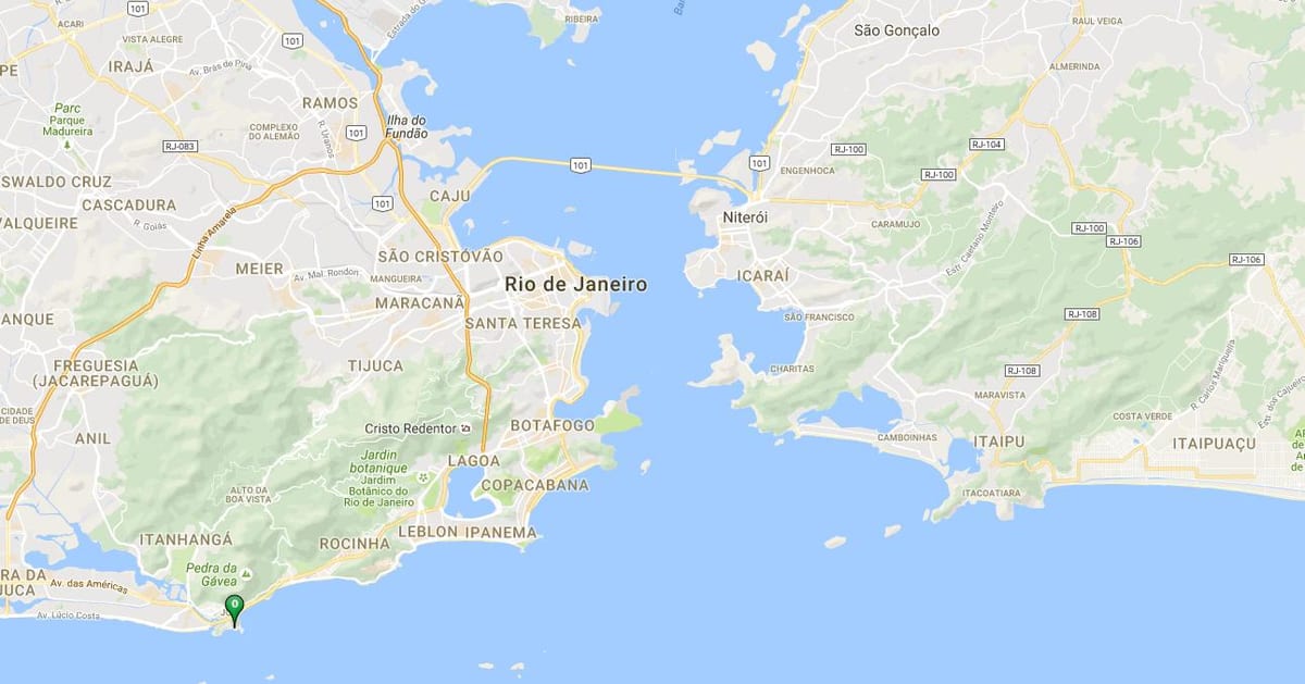 Harta de plaja Joatinga