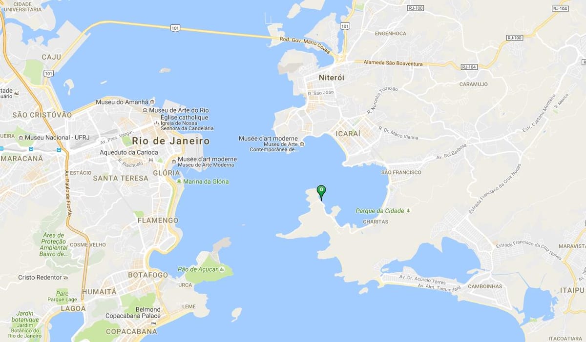 Harta de plaja Jurujuba