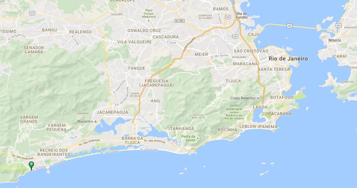 Harta de plaja Macumba