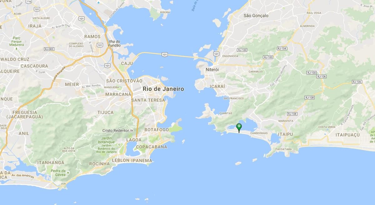 Harta de plaja Piratininga
