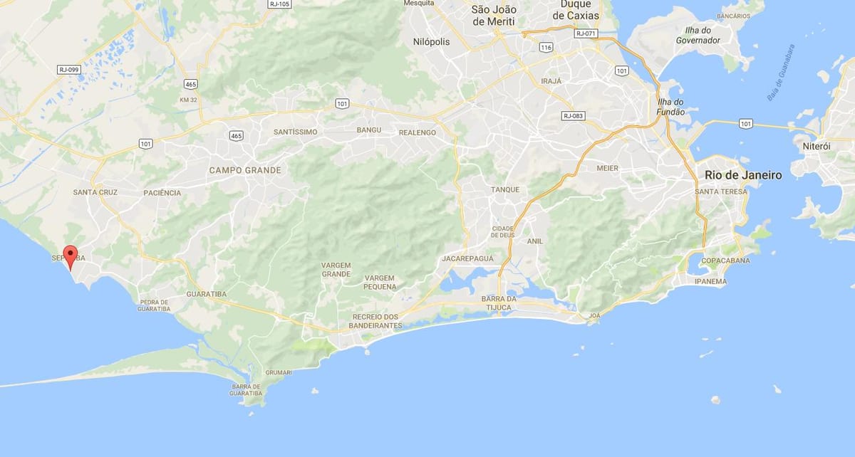 Harta de plaja Sepetiba