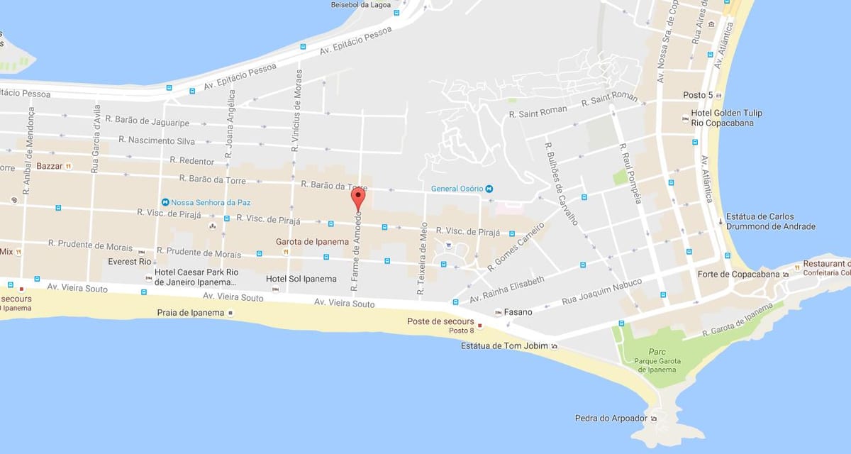 Harta quartier gay Rio de Janeiro