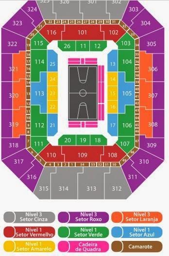 Harta Rio Arena