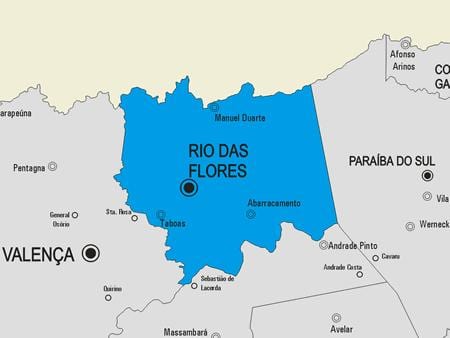 Harta Rio das Ostras municipiului