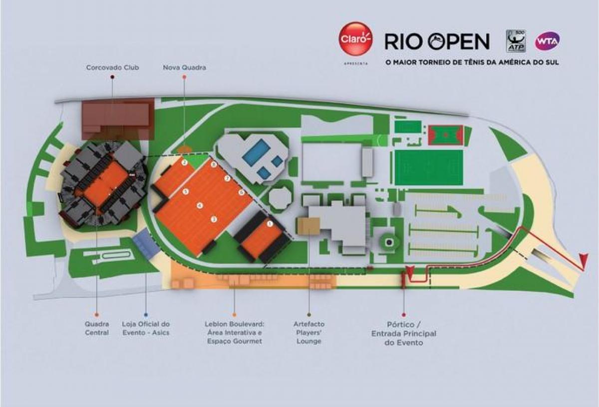 Harta de la Rio Open