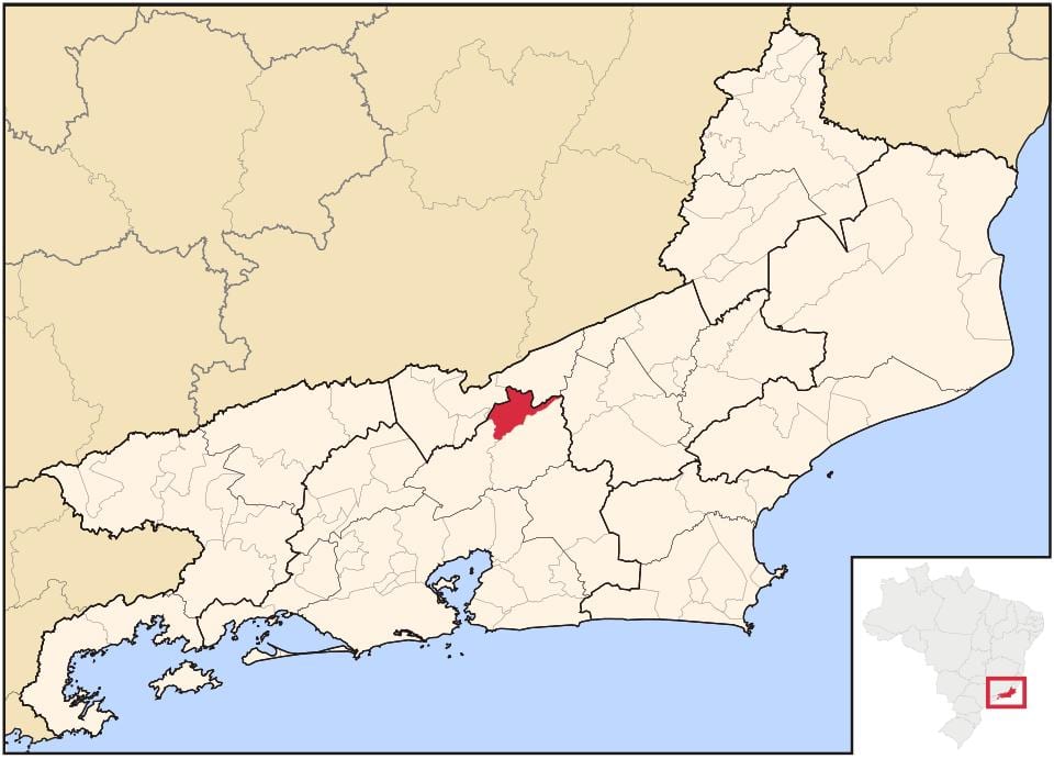 Harta São José do Vale do Rio Preto