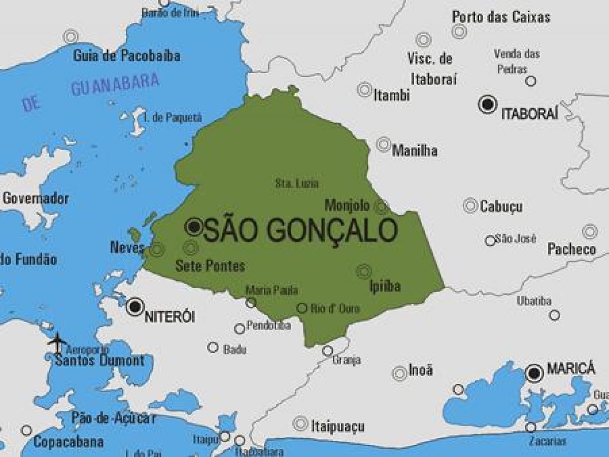 Harta San Gonsalo municipiului