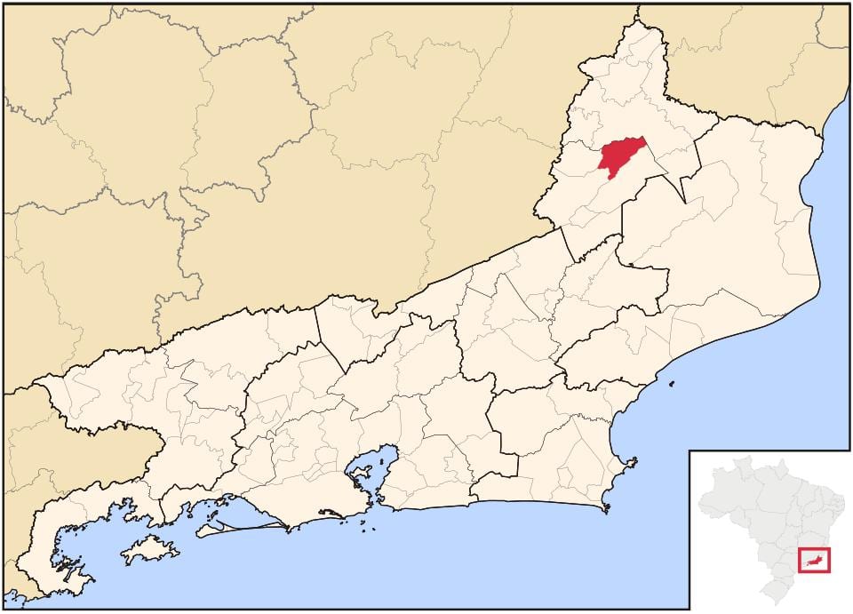 Harta San Jose de Ubá