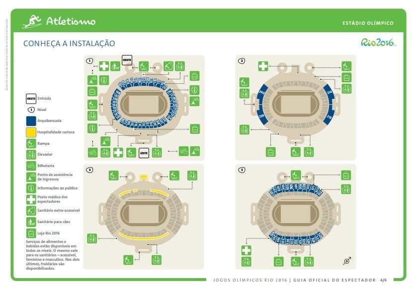 Harta stadionul olimpic din rio de janeiro