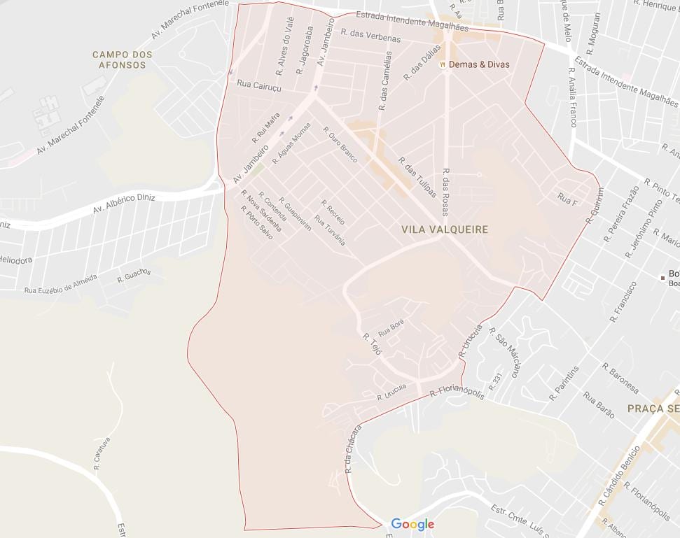 Harta Vila Valqueire