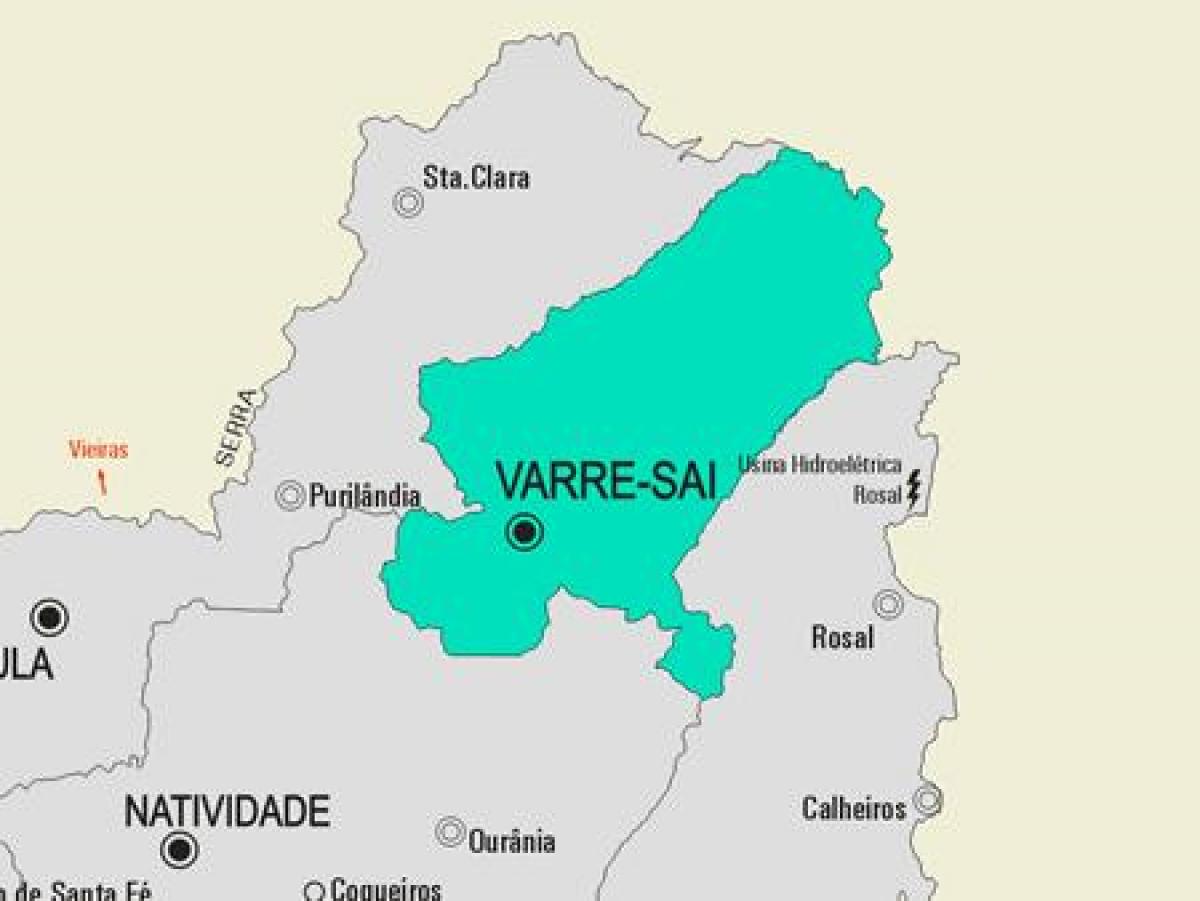 Harta Volta Redonda municipiului