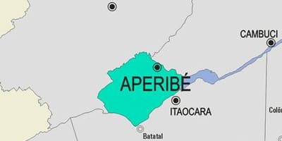 Harta Aperibé municipiului