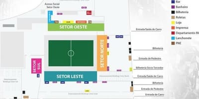 Harta Arena Botafogo