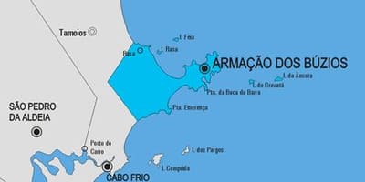 Harta Armação dos Búzios municipiului