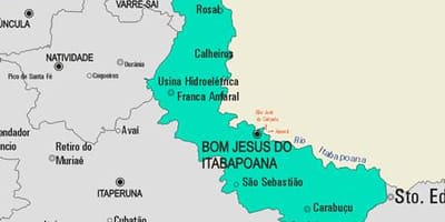 Harta Bom Jesus do Itabapoana municipiului