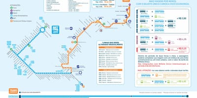 Harta BRT TransCarioca