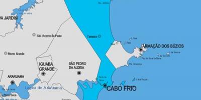 Harta Cabo Frio municipiului