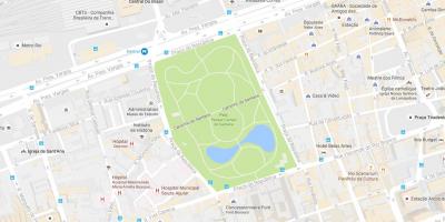 Harta de Campo de Santana park