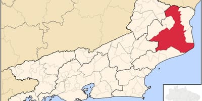 Harta de Campos dos Goytacazes