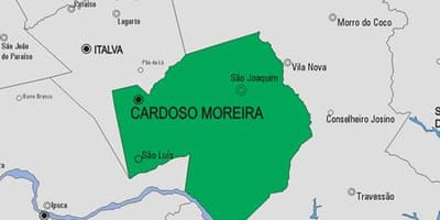Harta de Cantagalo municipiului