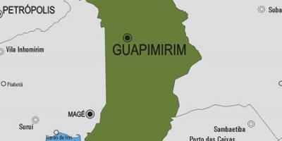 Harta municipiului Guapimirim