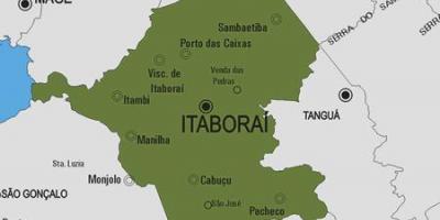 Harta Itaboraí municipiului