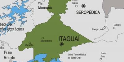Harta municipiului Itaguaí