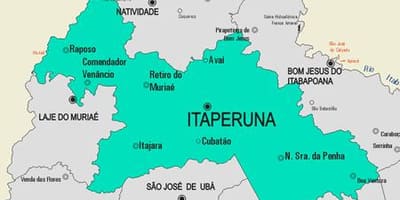 Harta Itaperuna municipiului