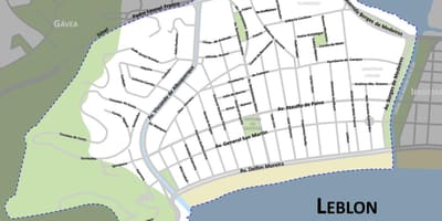 Harta de Leblon beach