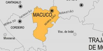 Harta Macuco municipiului