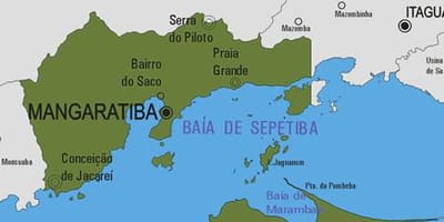 Harta municipiului Mangaratiba
