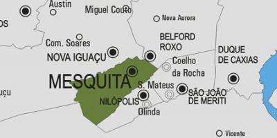 Harta de Mesquita municipiului