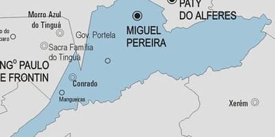 Harta Miguel Pereira municipiului